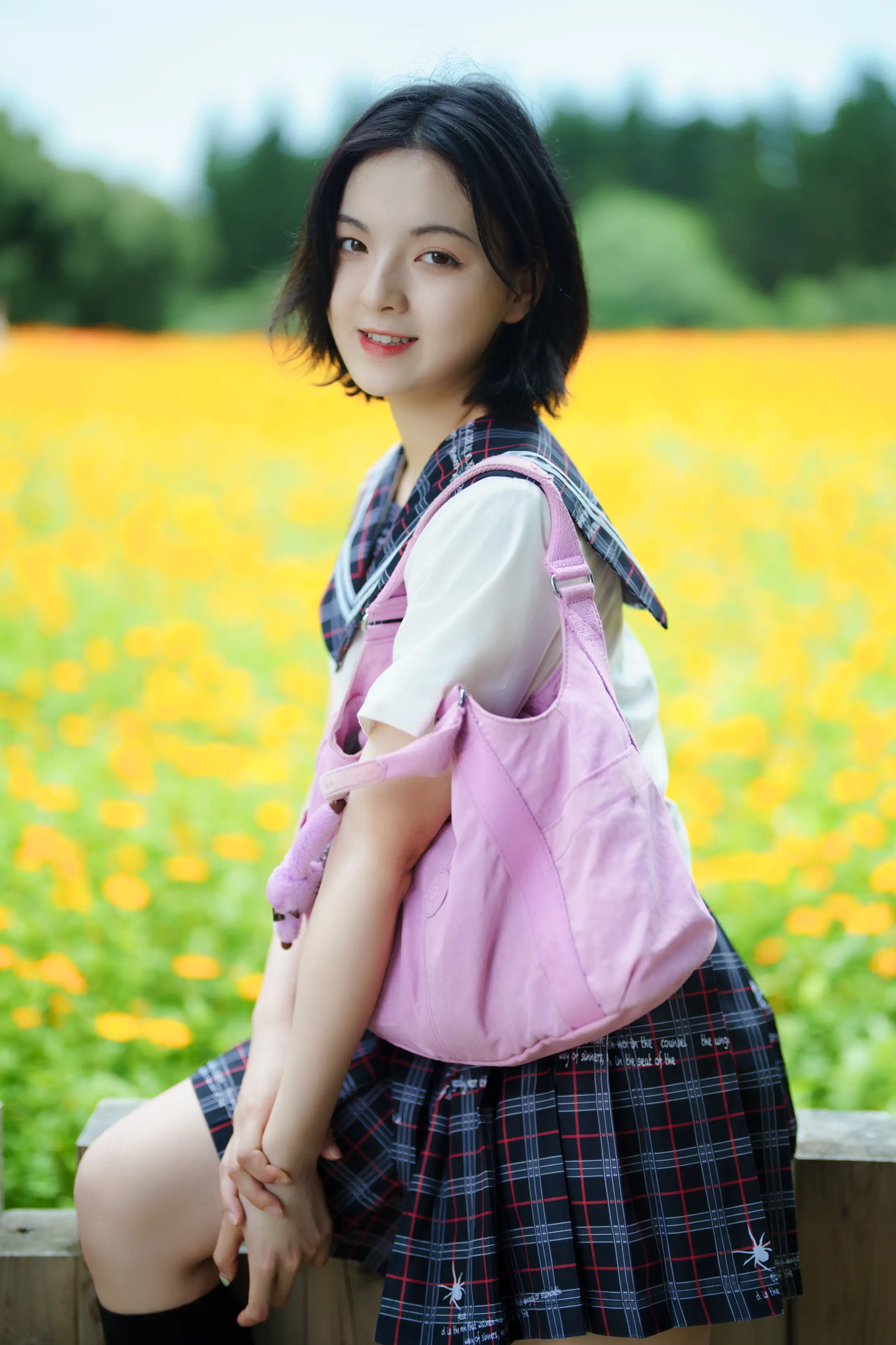 [YITUYU] 2021.11.12 Vol.441 – JK girl in the flower field dudu#[51P]-23